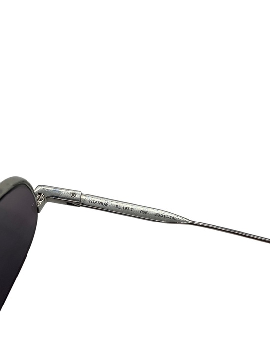 SAINT LAURENT SILVER TITANIUM AVIATOR SUPER STARS SUNGLASSES main image 10